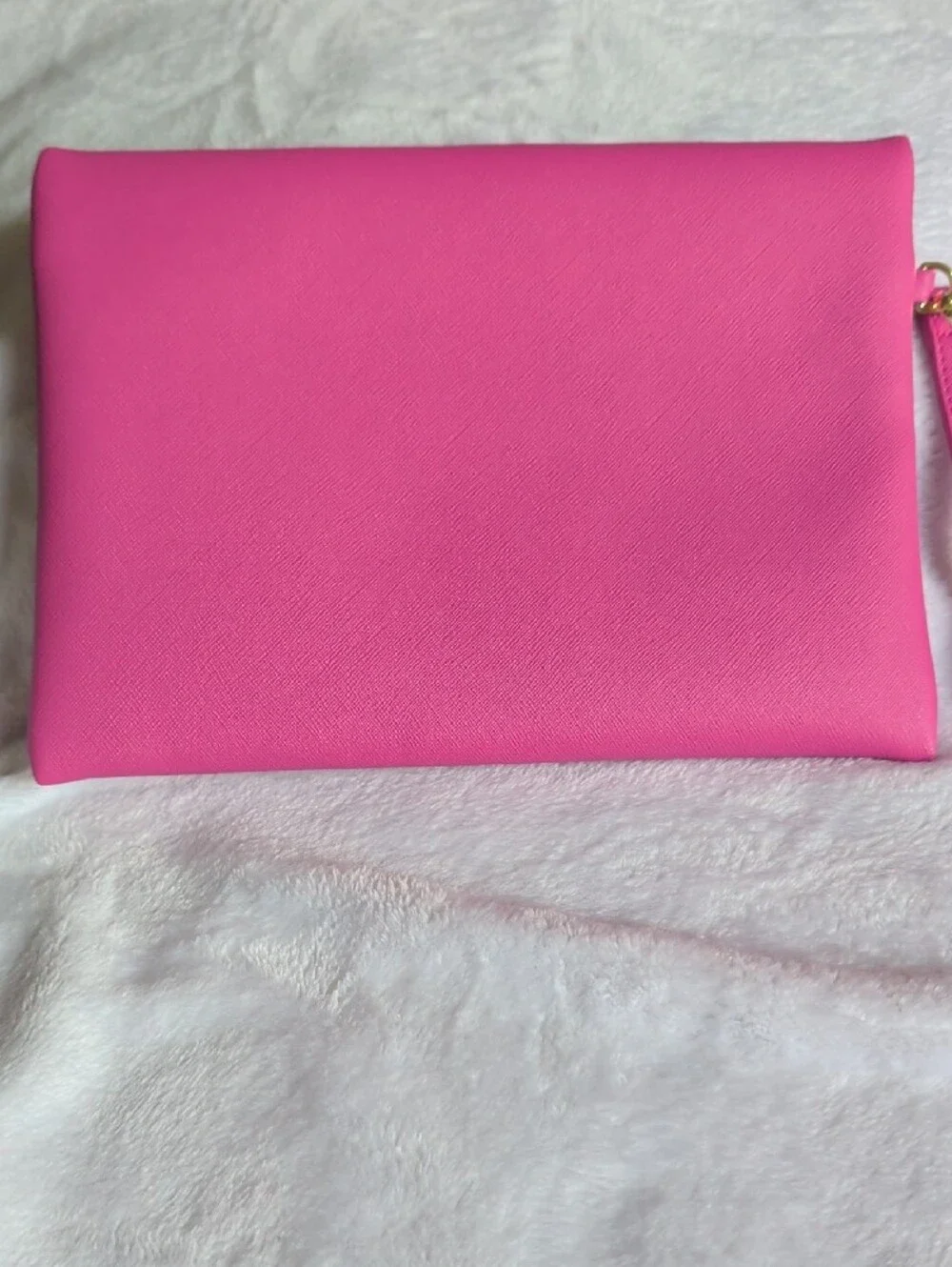 Ted Baker Hot Pink Embossed Wristlet Clutch
